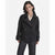DKNY Women's Black Short Double Breasted Collared Wool Jacket