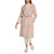Calvin Klein Women's Tan Wool Blend Belted Wrap Coat