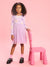 Sinsay Baby Girl's Lavender Floral Printed Long Sleeve Dress | Sinsay In Lebanon