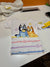 Bluey Baby Girl's White With Bluey Printed T-Shirt | Bluey in Lebanon