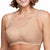 Glamorise Women's Beige Full-Coverage Sports Bra