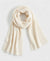Charter Club Women's Off White Ribbed 100% Cashmere Scarf | Charter Club In Lebanon