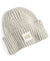 UGG Women's Light Grey Chunky Rib-Knit Logo-Patch Beanie | UGG In Lebanon