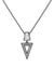 Guess Women's Dark Gray Logo Icon With Shiny Crystal Necklace |Guess In Lebanon