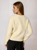 Sinsay Women's Beige with a Black Bow Cardigan