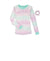 Max & Olivia Girl's White Printed Pajama Top + Hair Tie |Max & Olivia In Lebanon
