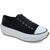 Wild Pair Women's Black Highfive Lace-Up Sneakers