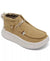 Hey Dude Girl's Tan Wendy Peak Hi Suede Casual Moccasin Sneakers | Hey Dude In Lebanon