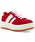 Madden Girl Women's Red Navida Lace-Up Low-Top Platform Sneakers |Madden Girl in Lebanon