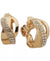 Anne Klein Women's Gold Tone Crystal Twisted Stud Clip Earring | Anne Klein In Lebanon