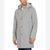 Sean John Men's Light Grey With Quilted Bib Single Breasted Coat