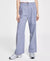 Rewash Women's Light Grey High Rise Linen Wide-Leg Trouser | Rewash In Lebanon