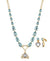 Disney Princess Women's Blue Cinderella Clear Carriage Necklace and Earring Set | Disney Princess In Lebanon