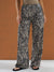Sinsay Women's Gray & Beige Printed Wide Leg Pant |Sinsay In Lebanon