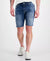 Guess Men's Dark Blue Logan Distressed Denim Shorts | Guess In Lebanon