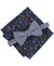 Bar III Men's Navy Kanupp Solid Bow Tie & Floral Pocket Square Set | Bar III In Lebanon