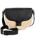On 34th Women's Black & Beige Leather Holmme Small Straw Crossbody |On 34th In Lebanon