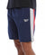 Reebok Men's Navy Ivy League Regular-Fit Colorblocked Crinkled Shorts|Reebok In Lebanon