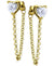 Giani Bernini Women's Gold Cubic Zirconia Heart Front Earrings|Giani Bernini In Lebanon