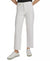 Calvin Klein Women's White High-Rise Cropped Stretch Cut-Hem Denim Jeans | Calvin Klein In Lebanon