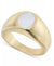 On 34th Women's Gold-Tone Mother-of-Pearl Signet Ring | On 34th In Lebanon