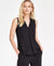 Anne Klein Women's Black Pleated Sleeveless Blouse | Anne Klein In Lebanon