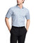 Van Heusen Men's Sky Blue Flex Collar Slim Fit Short Sleeve Dress Shirt | Van Heusen In Lebanon