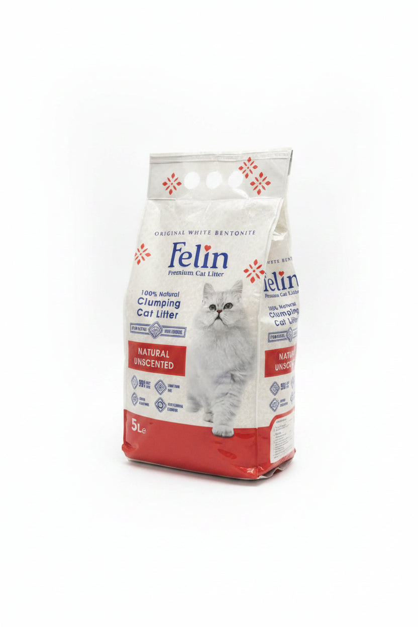 Felin Cat Litter Natural Unscented 5L