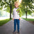 Sinsay Boy's White and Blue Marl Green Dinosaur Sweatshirt with a Matching Sweatpants Set
