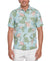 Cubavera Men's Aqua Esque Short Sleeve Button-Front Tropical Floral Print Shirt | Cubavera in Lebanon