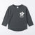 Zara Girl's Dark Grey Flower Chest Print Blouse | Zara In Lebanon