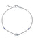 Bling Jewelry Women's Sterling Silver Tiny Simple Evil Eye Cubic Zirconia Charm Bracelet | Bling Jewelry In Lebanon