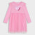 Sinsay Girl's Pink Graphic Printed Sequins Dress