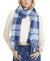 Steve Madden Women's Blue Plaid Fringe-Trim Scarf |Steve Madden In Lebanon