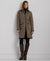 Lauren Ralph Lauren Women's Brown Plaid Collared Quilted Coat | Lauren Ralph Lauren In Lebanon
