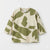 Zara Baby Boy's Light Green & Cream Leaf Print Blouse | Zara In Lebanon