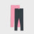 Sinsay Girl's Pink & Petrol Elastic Waist 2 Pack Leggings