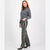 Anne Klein Women's Metallic Bootleg Faux Leather Pants