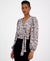 Boss Orange Women's Multicolor Banella Abstract-Print Tie-Hem Blouse | Boss Orange In Lebanon