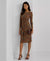 Lauren Ralph Lauren Women's Multicolor Floral Twist-Front Stretch Jersey Dress | Lauren Ralph Lauren In Lebanon