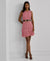 Lauren Ralph Lauren Women's Dusty Rose Georgette Shift Dress | Lauren Ralph Lauren In Lebanon