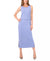 Vince Camuto Women's Blue Whipstitched Sleeveless Sweater | Vince Camuto In Lebanon