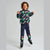 Sinsay Boy's Navy Lower Legs Graphic Sweatpants