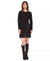 Michael Kors Women's Black Stud-Detail Faux-Wrap Dress|Michael Kors In Lebanon