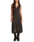 Lucky Brand Women's Black Satin Button-Front Midi Dress | Lucky Brand In Lebanon