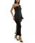 City Studios Women's Black Plus Size Ruched One-Shoulder Gown Dress | City Studios In Lebanon