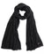 Calvin Klein Women's Black Oversized Solid Fringe Trim Pashmina Scarves | Calvin Klein In Lebanon