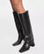 On 34th Women's Black Millerr Square-Toe Knee High Boots | On 34th In Lebanon