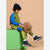 Sinsay Boy's Olive Green With Blue Cargo Pockets Sweatpants