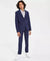 Kenneth Cole Reaction Boy's Navy Mini Check Slim Fit Stretch 2-Piece Suit |Kenneth Cole Reaction In Lebanon